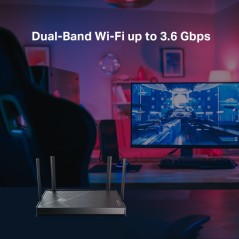 TP-Link Archer BE3600 V1 Trådløs Router - Hurtig, Stabil og Pålidelig Internetforbindelse til Dit Hjem - Varenr. 8885020624786